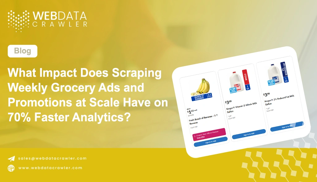 What Impact Does Scraping Weekly Grocery Ads and Promotions at Scale Have on 70% Faster Analytics?